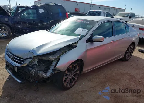 2015 Honda Accord Sport из США, поврежденный, VIN 1HGCR2F54FA176393